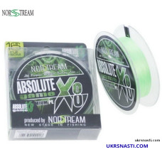 Шнур Norstream Absolute Game 8x размотка 130м светло-зелёный
